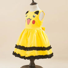 Load image into Gallery viewer, Janpan Anime Cartoon Cosplay Dress for Children Baby Girls Halloween Party Kids Kawaii Cute Clothing Bowknot Ruffles Ball Gown
