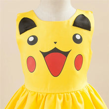 Load image into Gallery viewer, Janpan Anime Cartoon Cosplay Dress for Children Baby Girls Halloween Party Kids Kawaii Cute Clothing Bowknot Ruffles Ball Gown
