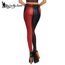 Load image into Gallery viewer, [You&#39;re My Secret] Sexy Joker Girl  Super Hero CosPlay Comic Cartoon Deadpool Classic Print leggins Women Leggings Fitness
