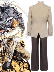 Death Note Cosplay Night Moon Cos Costume Yagami Light School Uniform Suit Role Playing Student