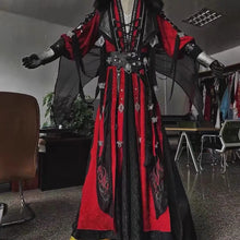 Load image into Gallery viewer, Chinese TV Series TGCF Tian Guan Ci Fu Xie Lian Hua Cheng Cosplay Costume Hua Cheng  Cos Dress Hanfu Full Set
