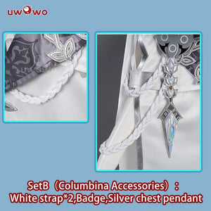 In Stock UWOWO Genshin Impact: Arlecchino/Dottore/Tartaglia/Sandrone/Columbina Fatui Harbingers Universal Coat Snezhnaya Cosplay