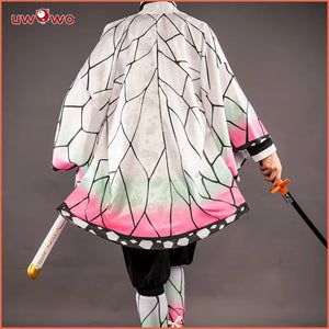 In Stock UWOWO Shinobu Cosplay New Design Halloween Costumes Demon Slayer Shinobu Kochou Kimetsu No Yaiba Kimono Uniform Haori