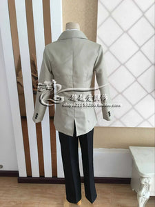 Persona 5 Wise Wu Lang School Uniform Cosplay Clothing (Free Gloves)