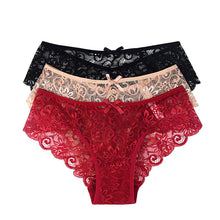 Load image into Gallery viewer, 3pcs/Pack! Sexy Women Lace Panties Underwear Lace Briefs S M L XL Women Underwear
