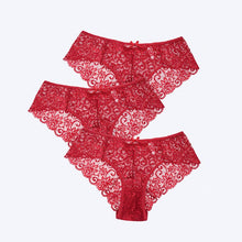 Load image into Gallery viewer, 3pcs/Pack! Sexy Women Lace Panties Underwear Lace Briefs S M L XL Women Underwear
