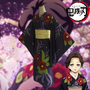 Anime Comic Demon Slayer Kimetsu no Yaiba Cosplay Costumes Tamayo Cosplay Costume Women Kimono Uniforms Clothes suits Dresses - CosCouture