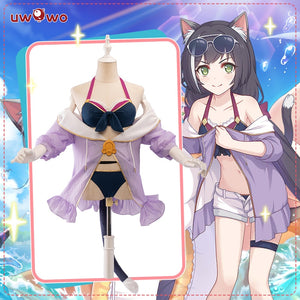 Game Princess Connect! Re:Dive Kyaru/Kiruya Momochi Kyaru Swimsuit Cosplay Costume New Swimwear Bikini Costumes - CosCouture