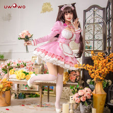 Load image into Gallery viewer, Pre-Sale UWOWO Game NEKOPARA Vol.4 Chocola Maid Dress Cosplay Costume Cute Blue Dress Women Girl Outfits - CosCouture
