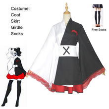 Load image into Gallery viewer, 2020 Monokuma Cosplay Costume Danganronpa Woman&#39;s Cosplay Wig Kuma Coat and Skirts Suit Halloween Girl Anime Costumes - CosCouture
