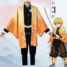 Load image into Gallery viewer, Cos School  Kamado Nezuko Tanjirou Kimono Suit Demon Slayer Kimetsu no Yaiba Cosplay Costumes Tomioka Giyuu Kimono Uniforms - CosCouture
