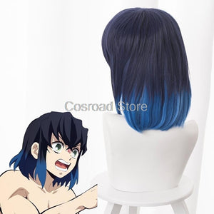 Cosroad Hashibira Inosuke Wig Demon Slayer Kimetsu no Yaiba Cosplay Wigs Inosuke Hashibira Halloween Ball Hair Wigs - CosCouture