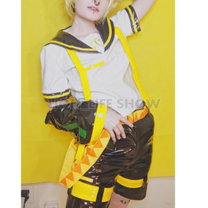 Cosplay Rin Len PU Uniforms Outfits Cosplay Costume Wig