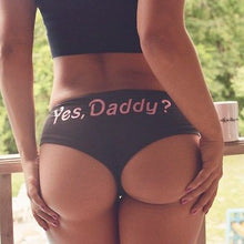 Load image into Gallery viewer, Women Yes Daddy? Underpants Seamless women Briefs Knickers Underwear Panties
