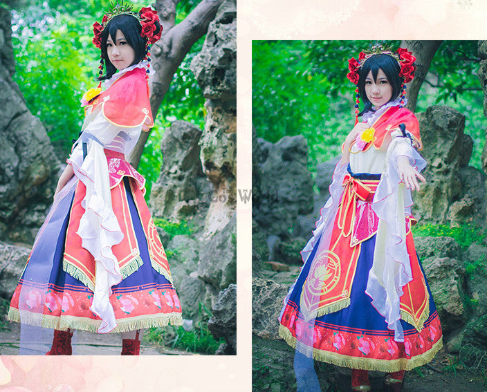 Love Live School Idol Project Yazawa Nico Seven Lucky Gods Dress Uniform Outfit Anime Cosplay Costumes - CosCouture
