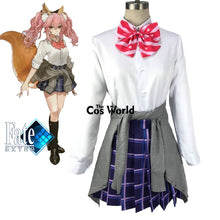 Load image into Gallery viewer, Fate EXTELLA CCC FGO Fate Grand Order Tamamo no Mae Maid JK S Anime Cosplay Costumes - CosCouture
