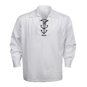 Takerlama Men's Scottish Jacobite Ghillie Kilt Shirt Casual Shirt Luxury All Safe Jacobite Ghillie Shirt  3 Colors - CosCouture
