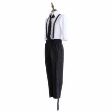 Load image into Gallery viewer, Cosroad Anime Bungo Stray Dogs Atsushi Nakajima Cosplay Costumes Wigs Shirts Pants Tie Gloves Set - CosCouture
