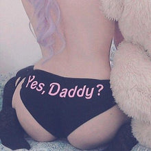 Load image into Gallery viewer, Women Yes Daddy? Underpants Seamless women Briefs Knickers Underwear Panties

