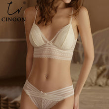 Load image into Gallery viewer, CINOON French Sexy Lace Underwear Set High Quality Bra Set Push Up Brassiere Fashion Bra And Panty Sets Sexy Lingerie For Women

