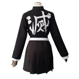 Tsuyuri Kanawo Cosplay Costume Children's Demon Slayer Kids Kisatsutai Uniforms Halloween Christmas Gifts - CosCouture