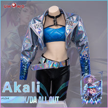 Load image into Gallery viewer, Pre-sale LOL Akali Cosplay Costume Game League of Legends Cosplay K/DA All Out Outfit Women - CosCouture
