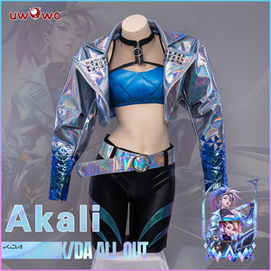 Pre-sale LOL Akali Cosplay Costume Game League of Legends Cosplay K/DA All Out Outfit Women - CosCouture