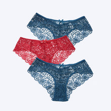 Load image into Gallery viewer, 3pcs/Pack! Sexy Women Lace Panties Underwear Lace Briefs S M L XL Women Underwear
