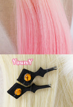 Load image into Gallery viewer, Ahri Kda Cosplay the Baddest Cosplay LOL Cosplay 100cm Pink Blond Wig - CosCouture
