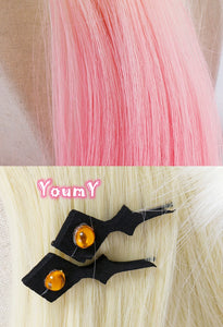 Ahri Kda Cosplay the Baddest Cosplay LOL Cosplay 100cm Pink Blond Wig - CosCouture
