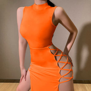 Sleeveless Bandage Sexy Dress for Women Club Evening Party Dresses Elegant Backless Tank Outfits Sexy Clothes Fashion Summer