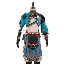 Load image into Gallery viewer, Genshin Impact Gorou Cosplay Costume Gorou Cosplay Costume Men Blue Fox Boy Costume Halloween Pants Tail Ears Full Set
